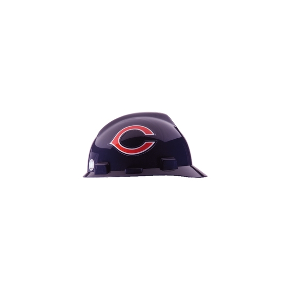 Msa Safety HARDHAT CAP, V-GARD, 1-TOUCH, NFL CHICAGO BEARS,  818389
